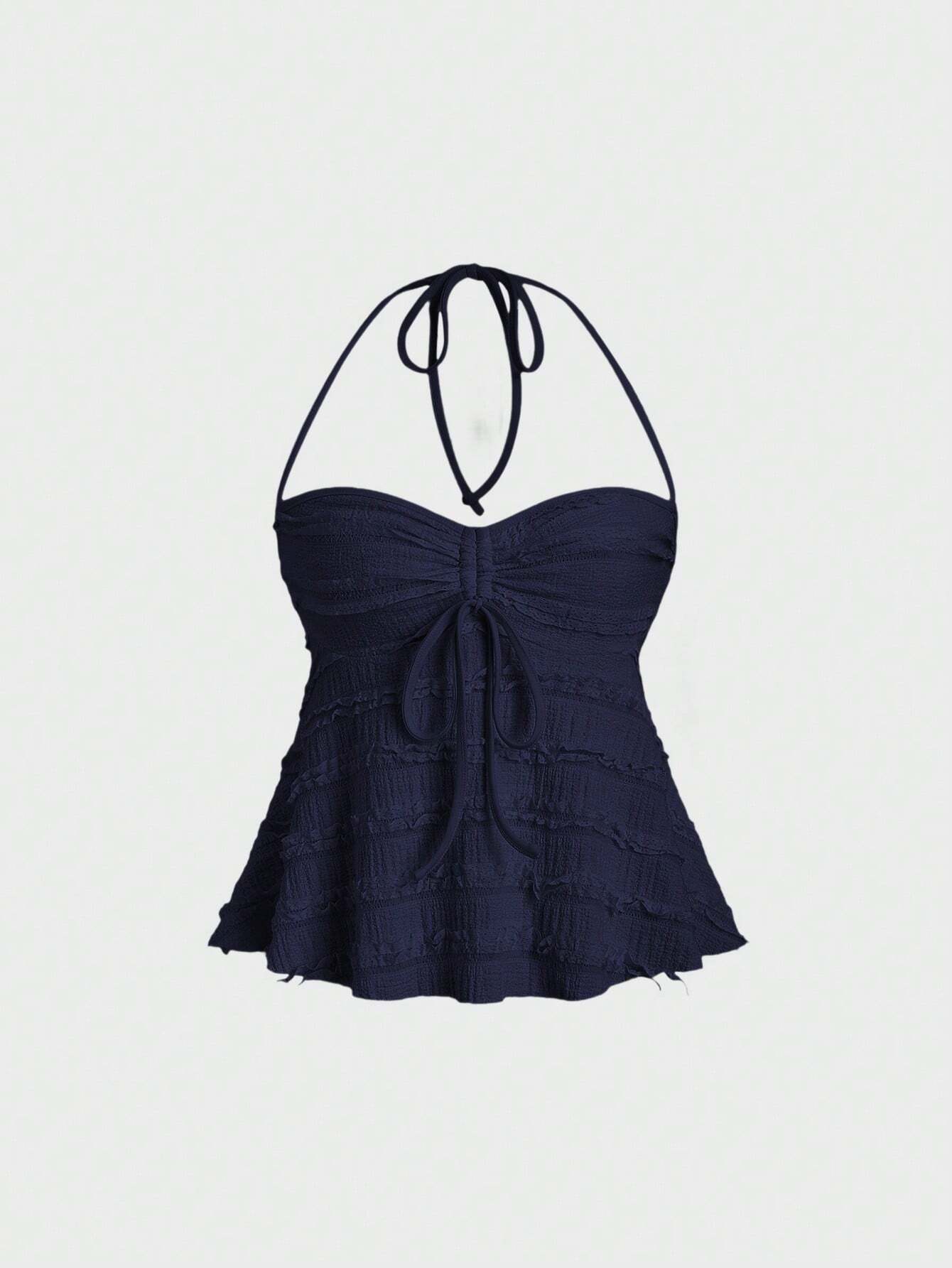 Top azul