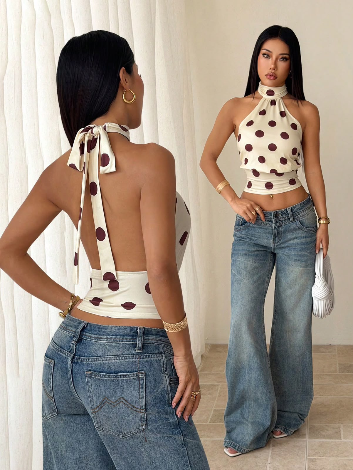 Blusa lunares