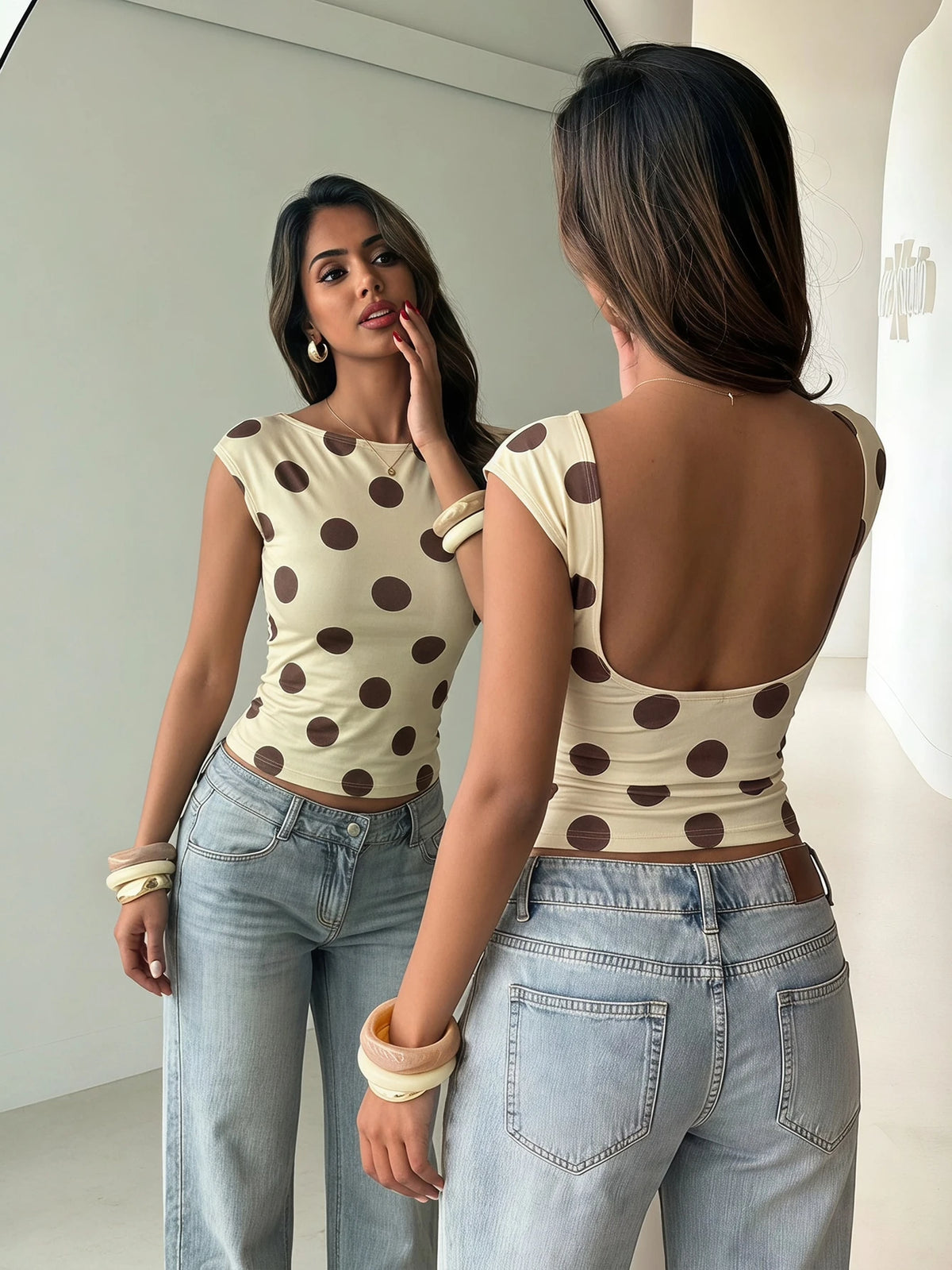 Blusa lunares