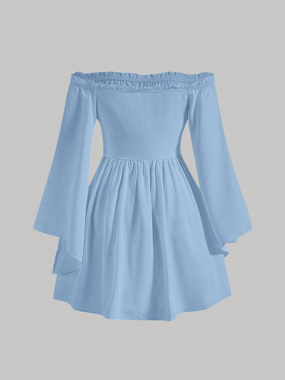 Vestido celeste