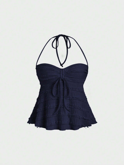Top azul