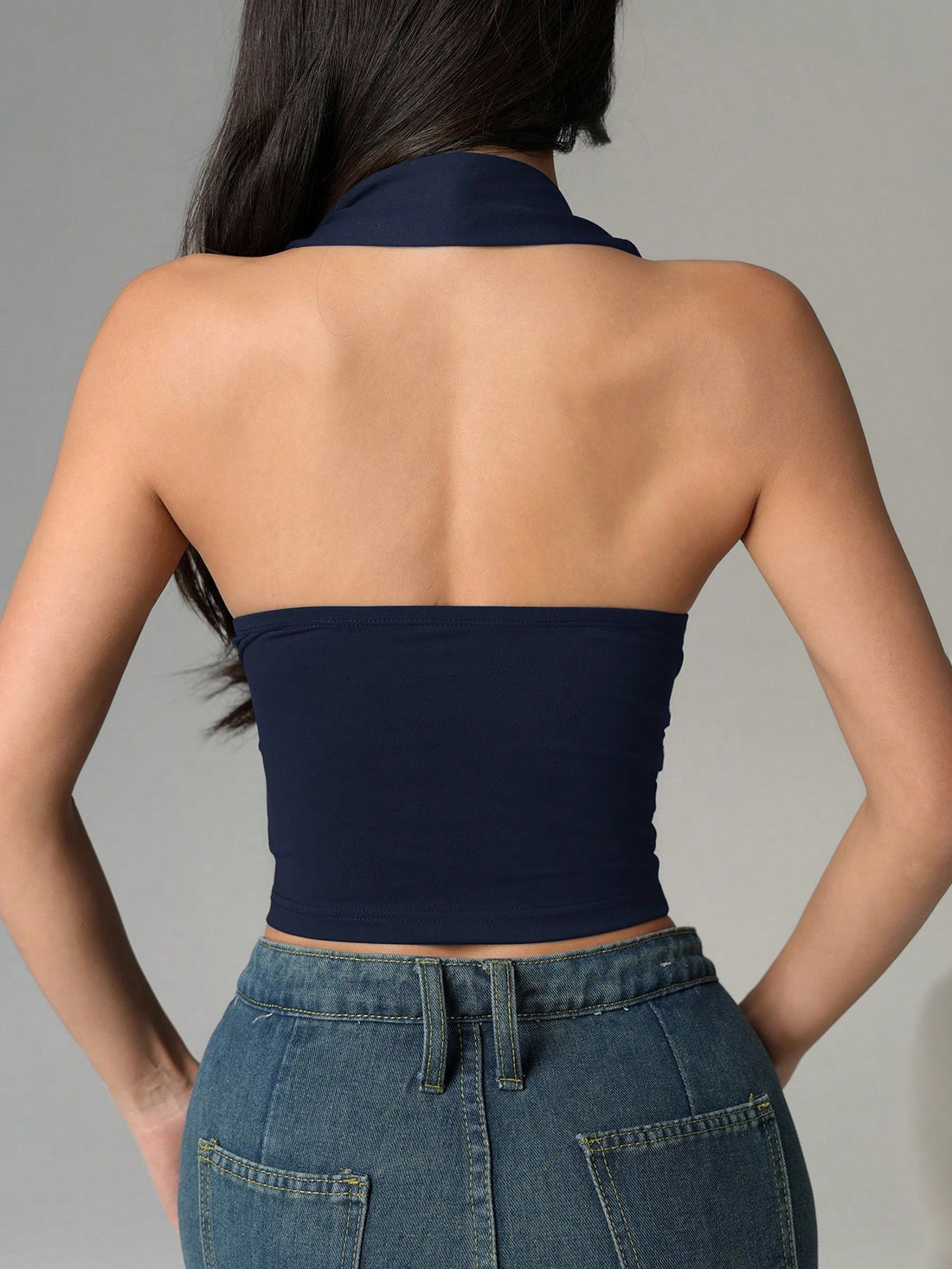 Top azul