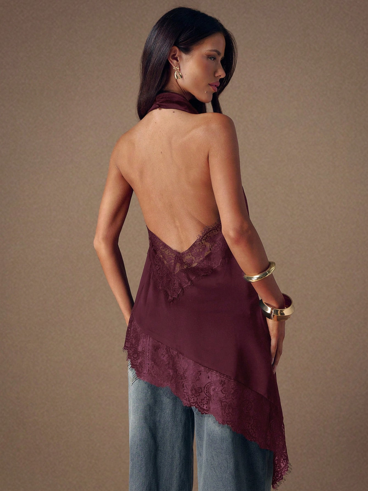 Blusa con encaje