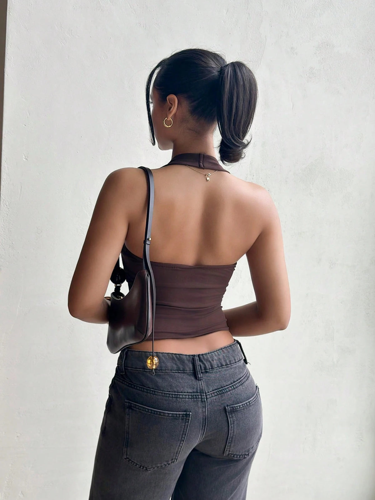 Blusa marrón