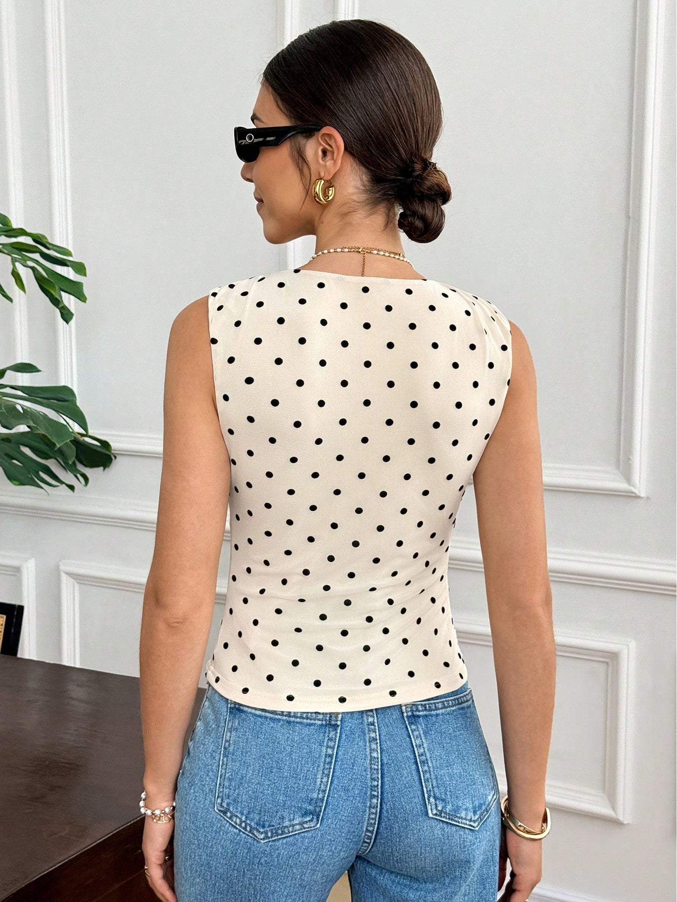 Blusa lunares
