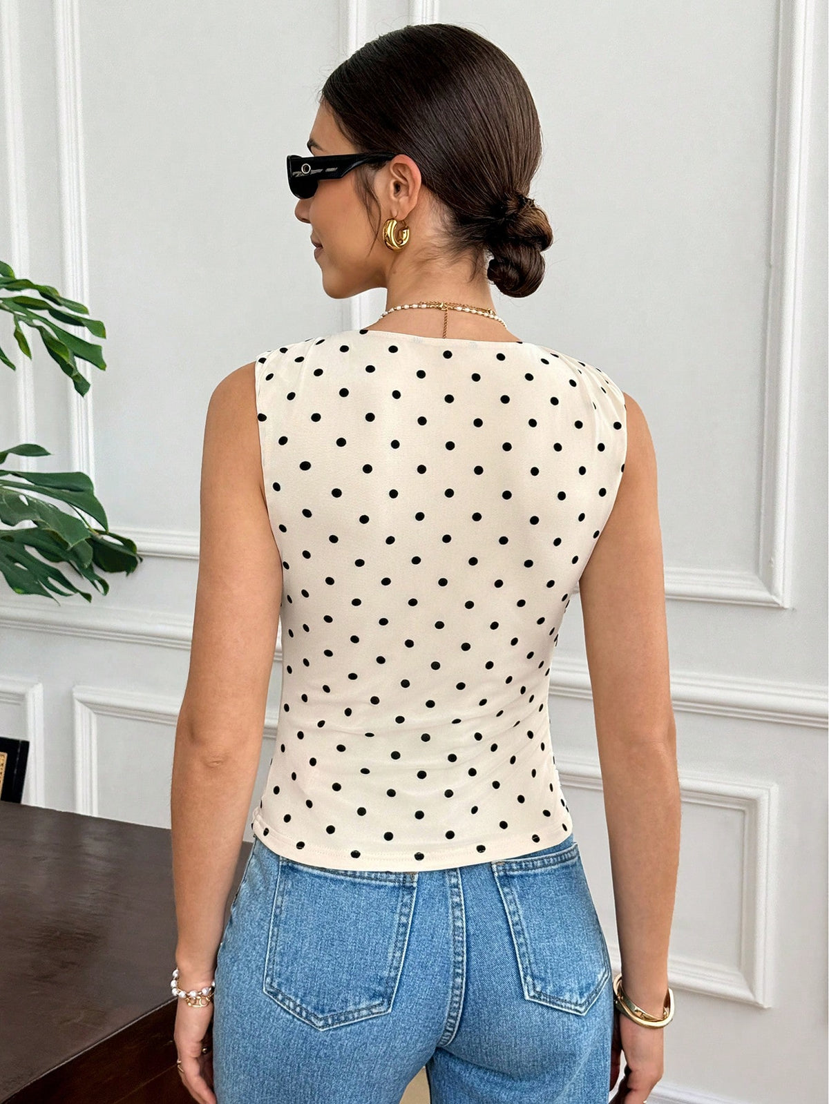 Blusa lunares