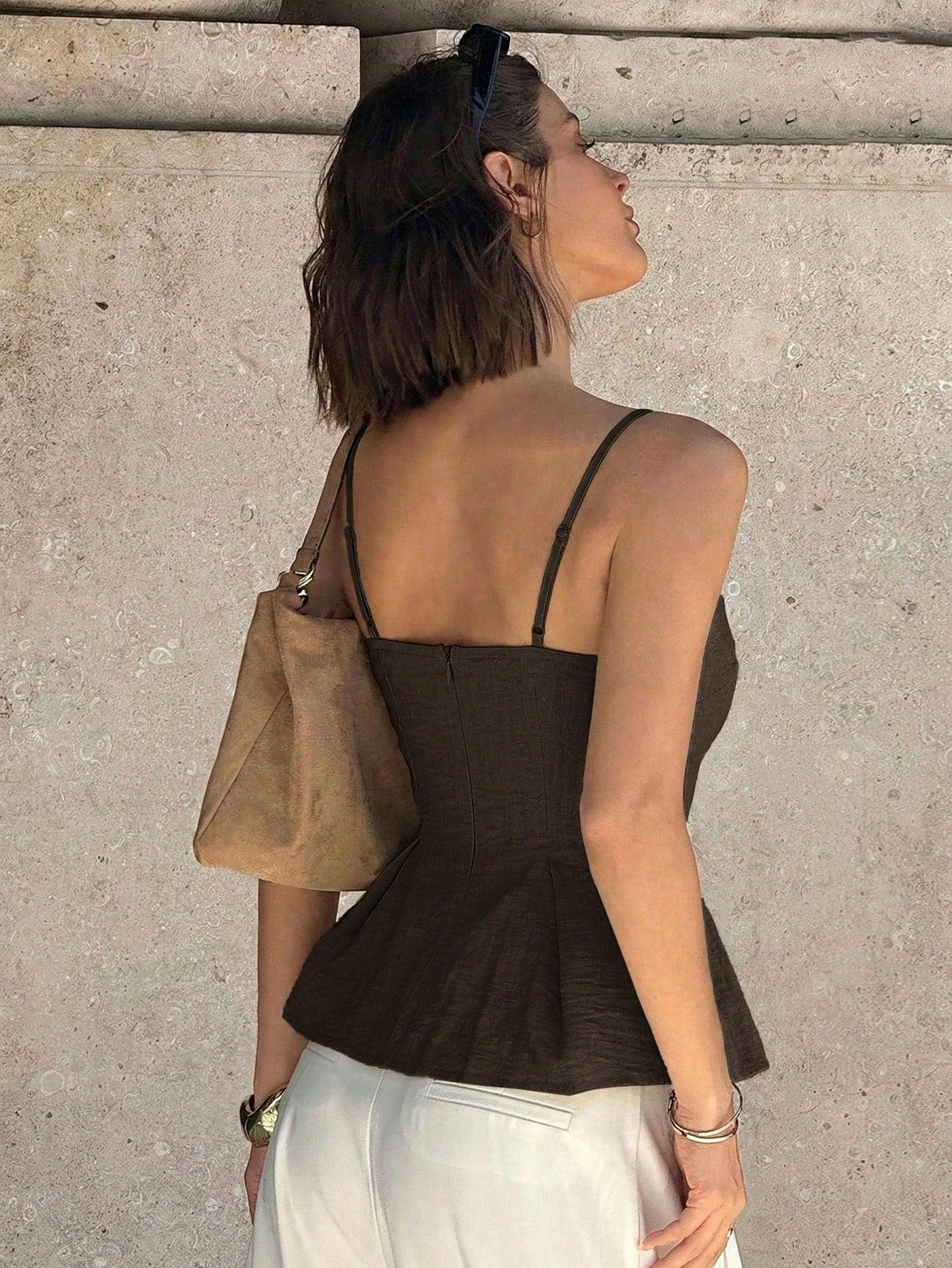 Blusa marrón