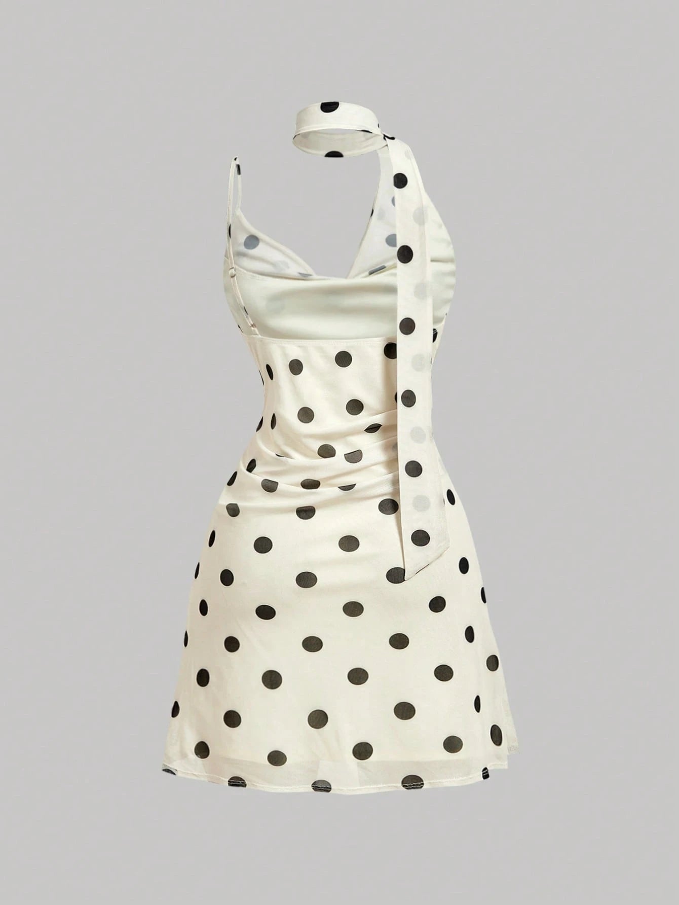 Vestido mini lunares