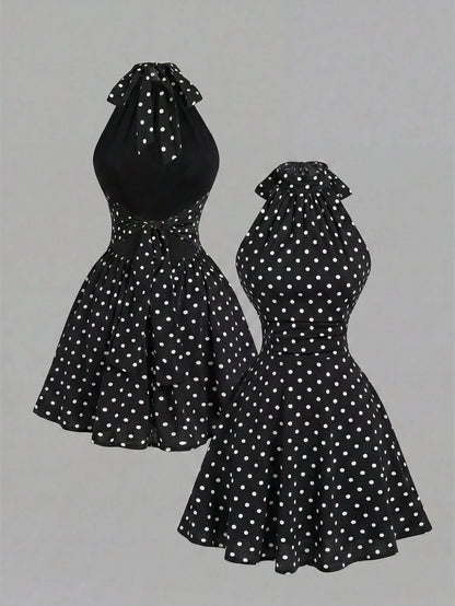 Vestido lunares