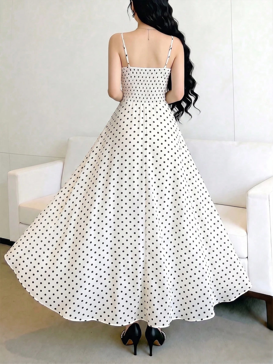 Vestido lunares