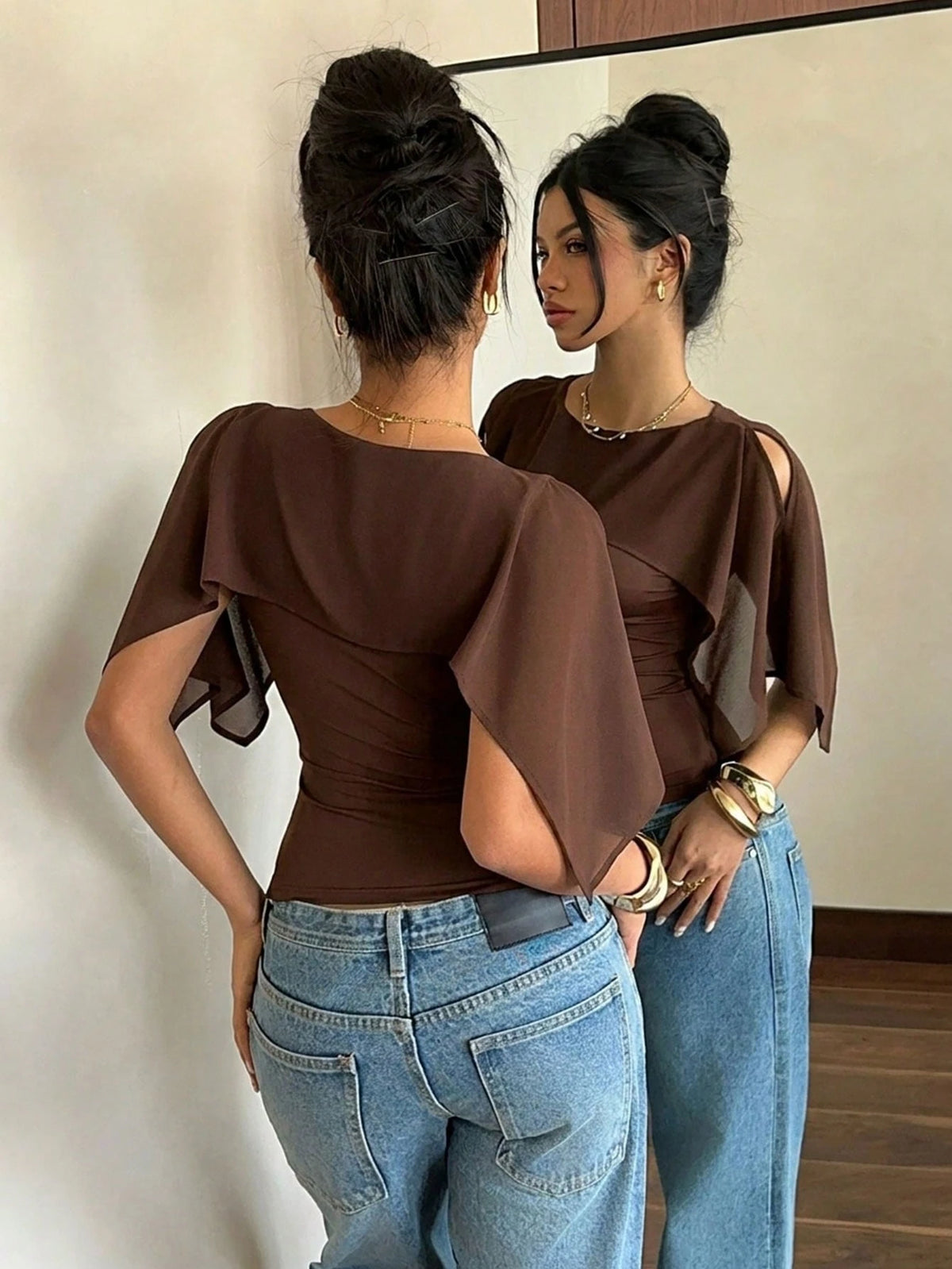 Blusa marrón