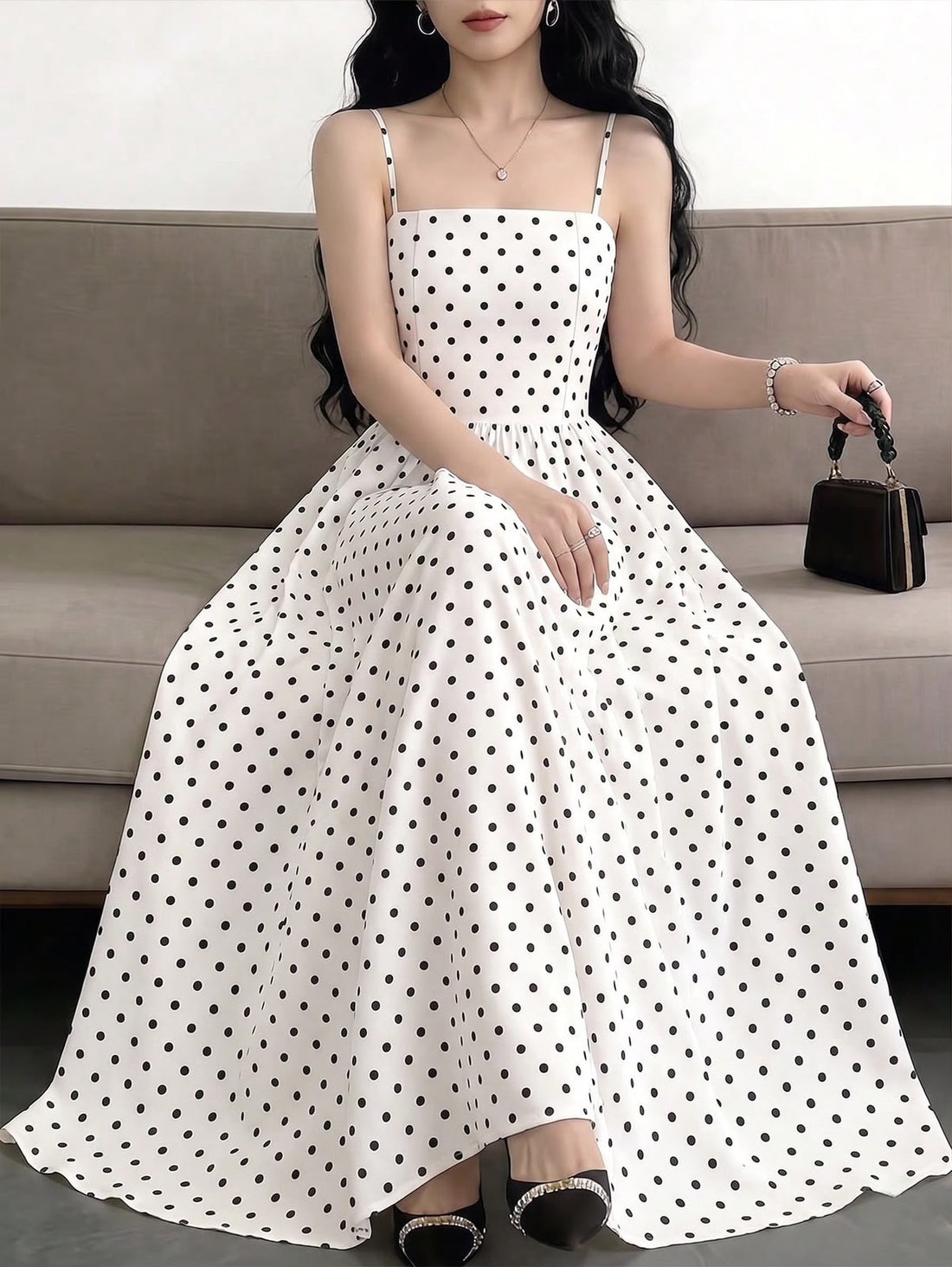 Vestido lunares