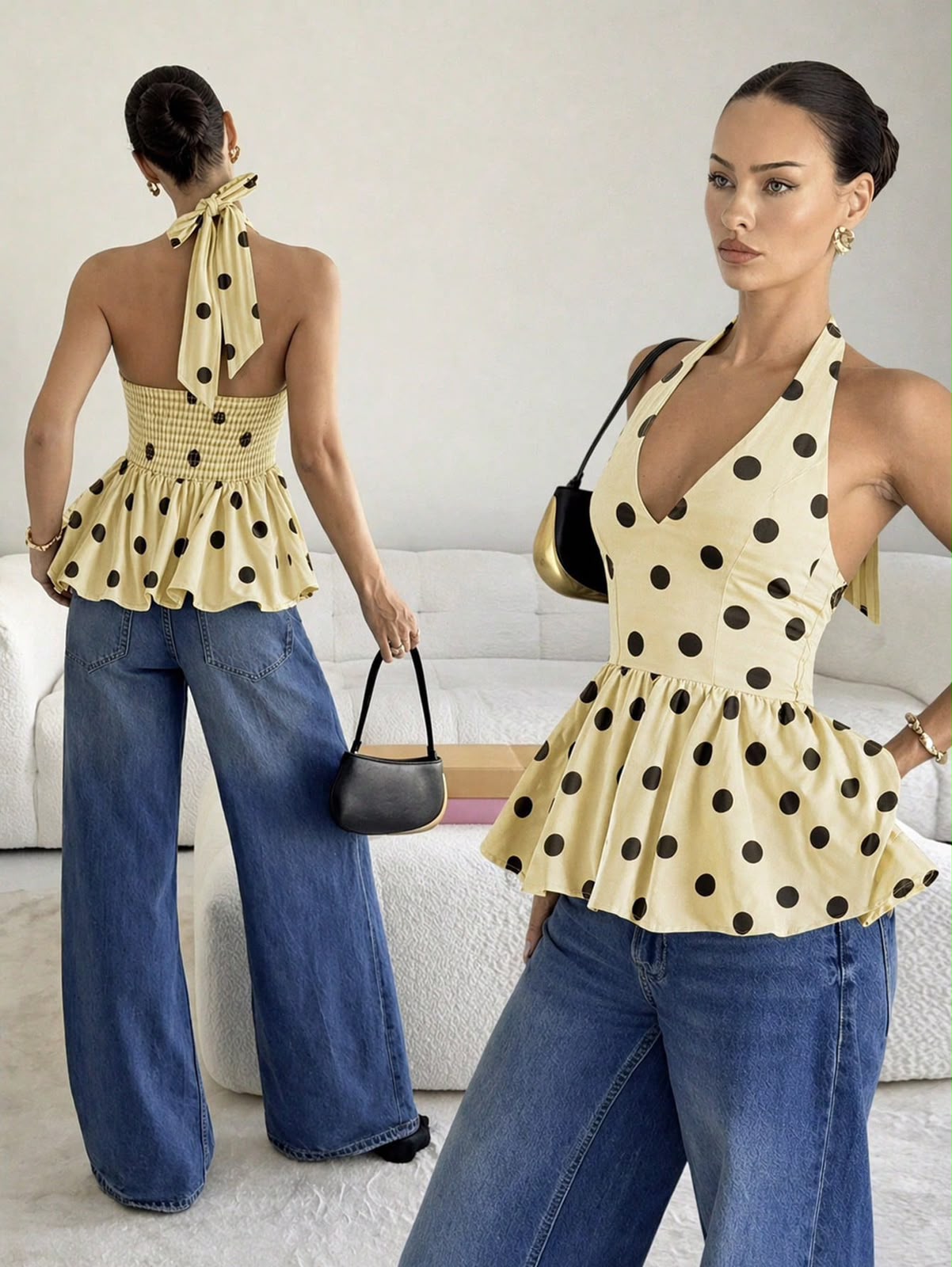 Blusa lunares