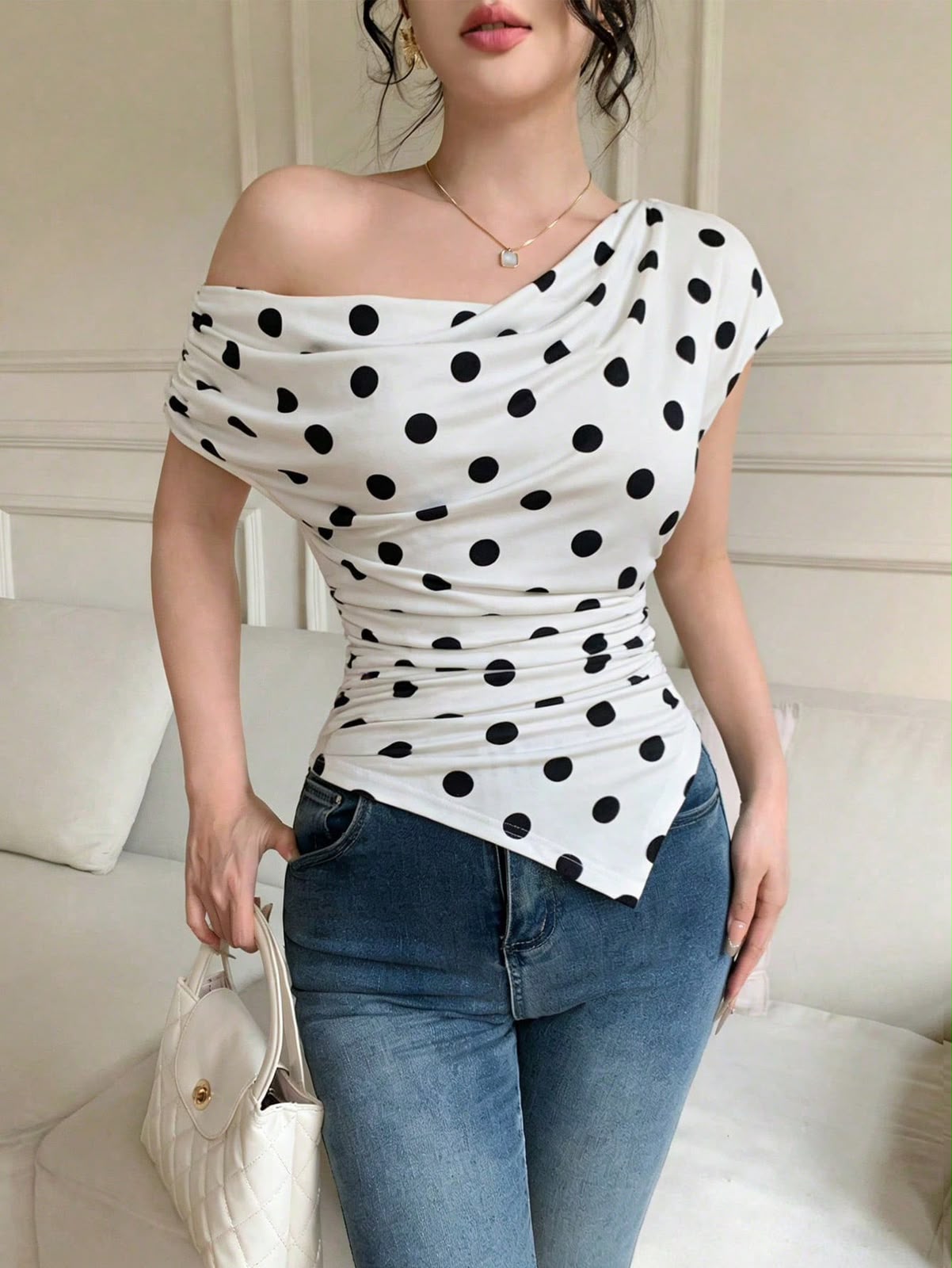 Blusa lunares