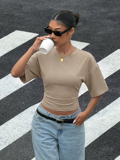 Blusa caqui