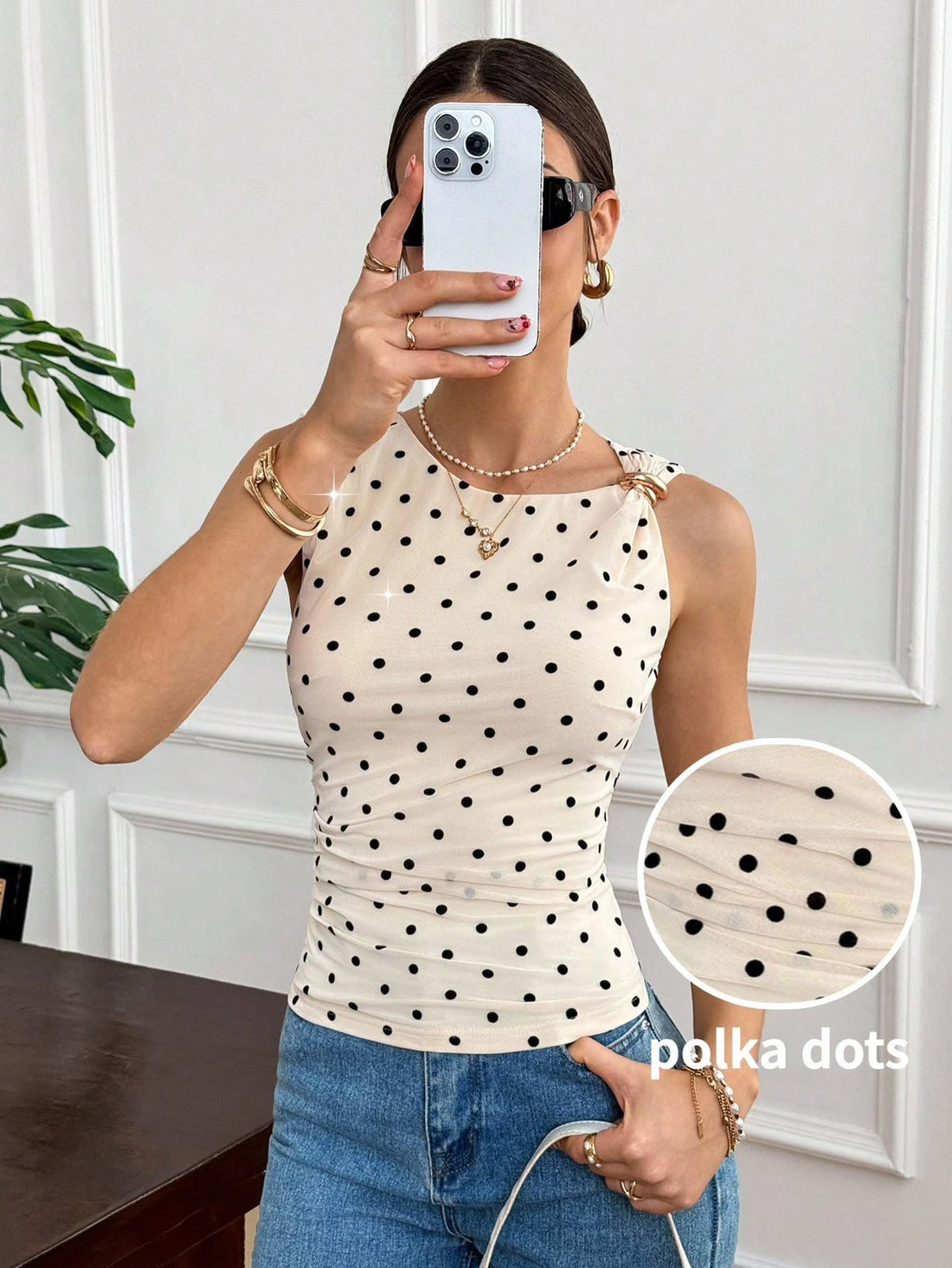 Blusa lunares