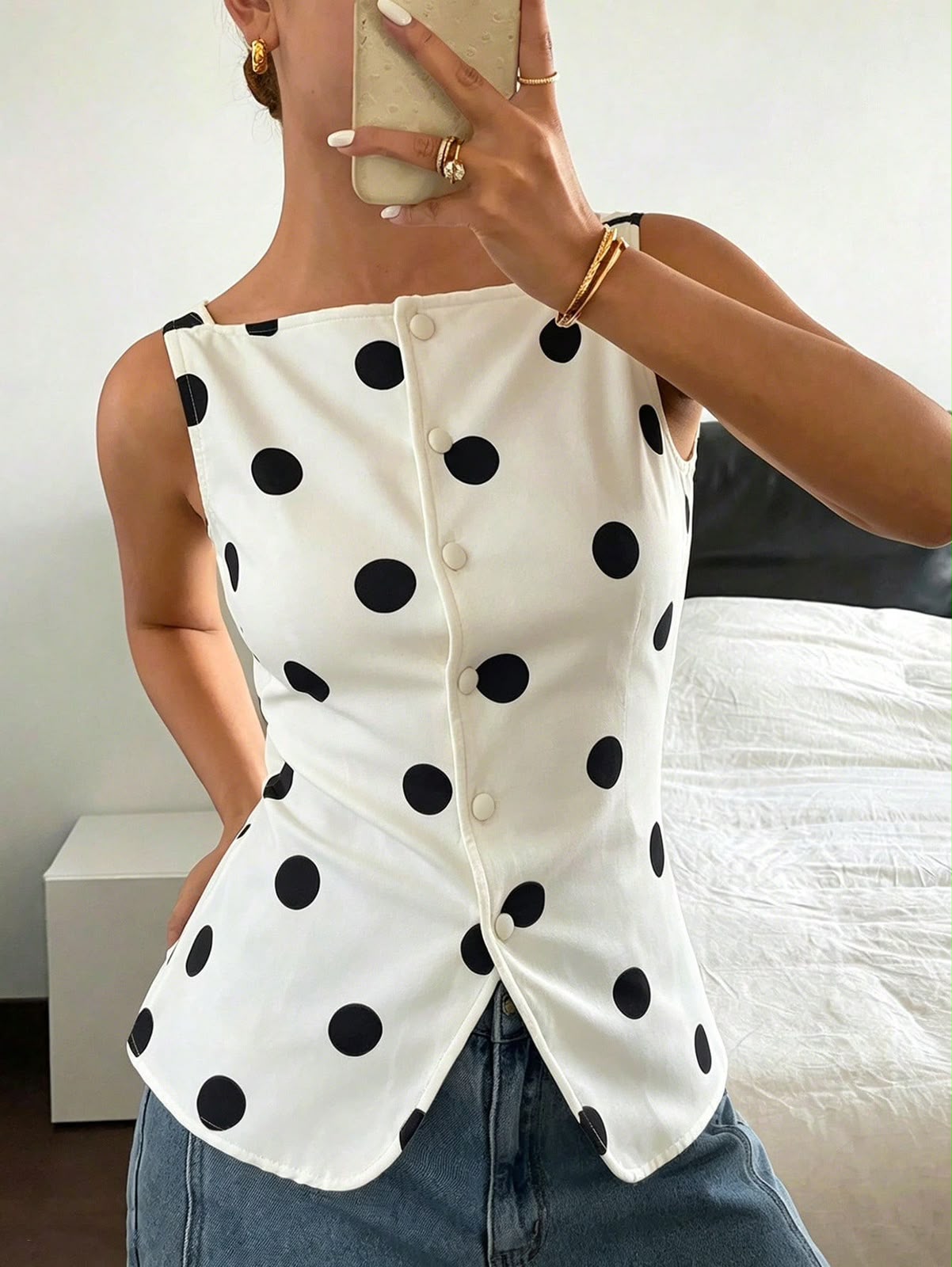 Blusa lunares