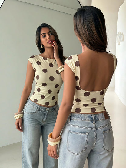 Blusa lunares