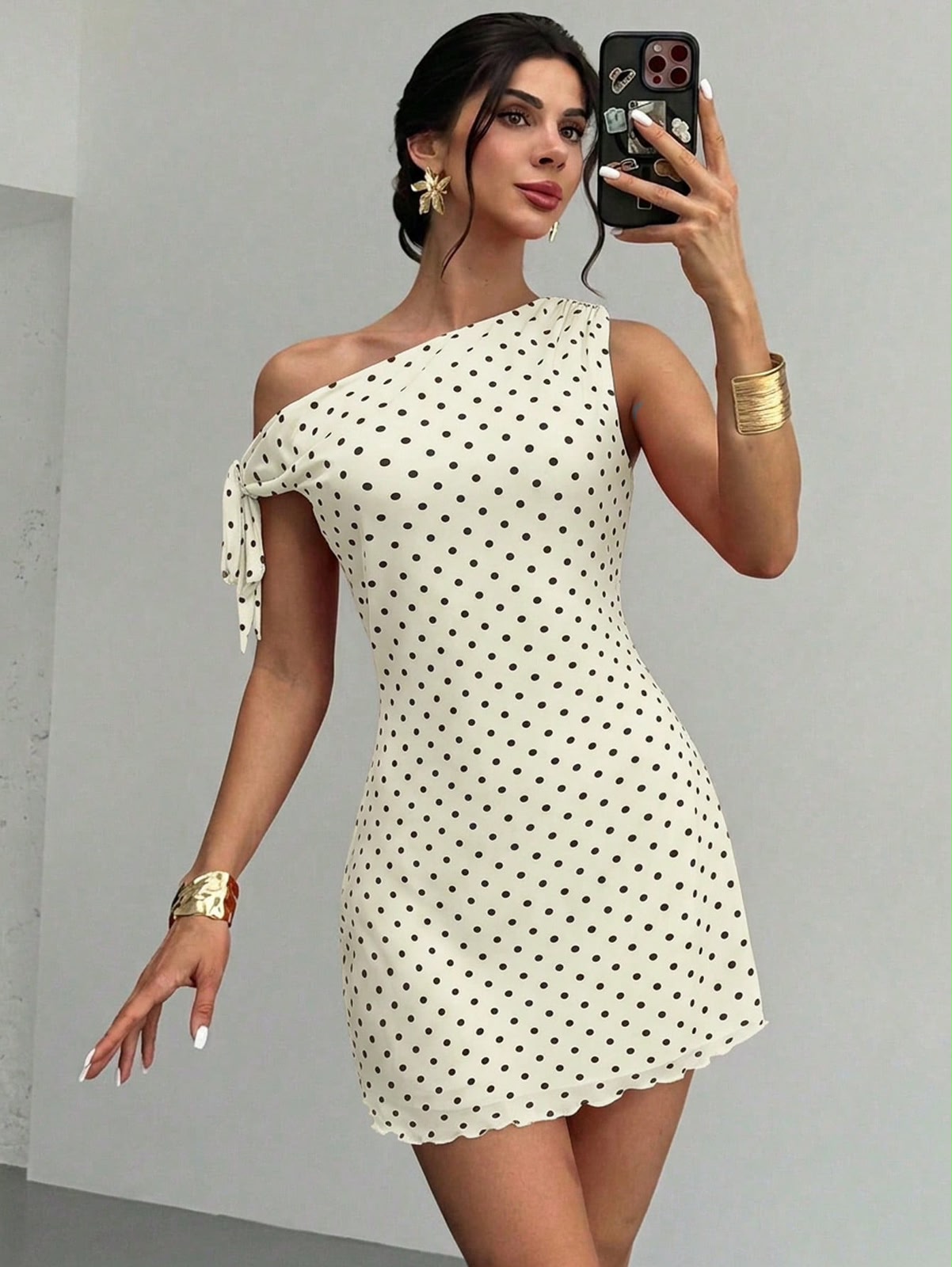 Vestido lunares
