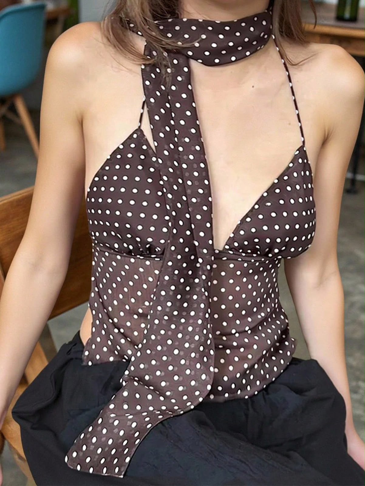 Blusa lunares