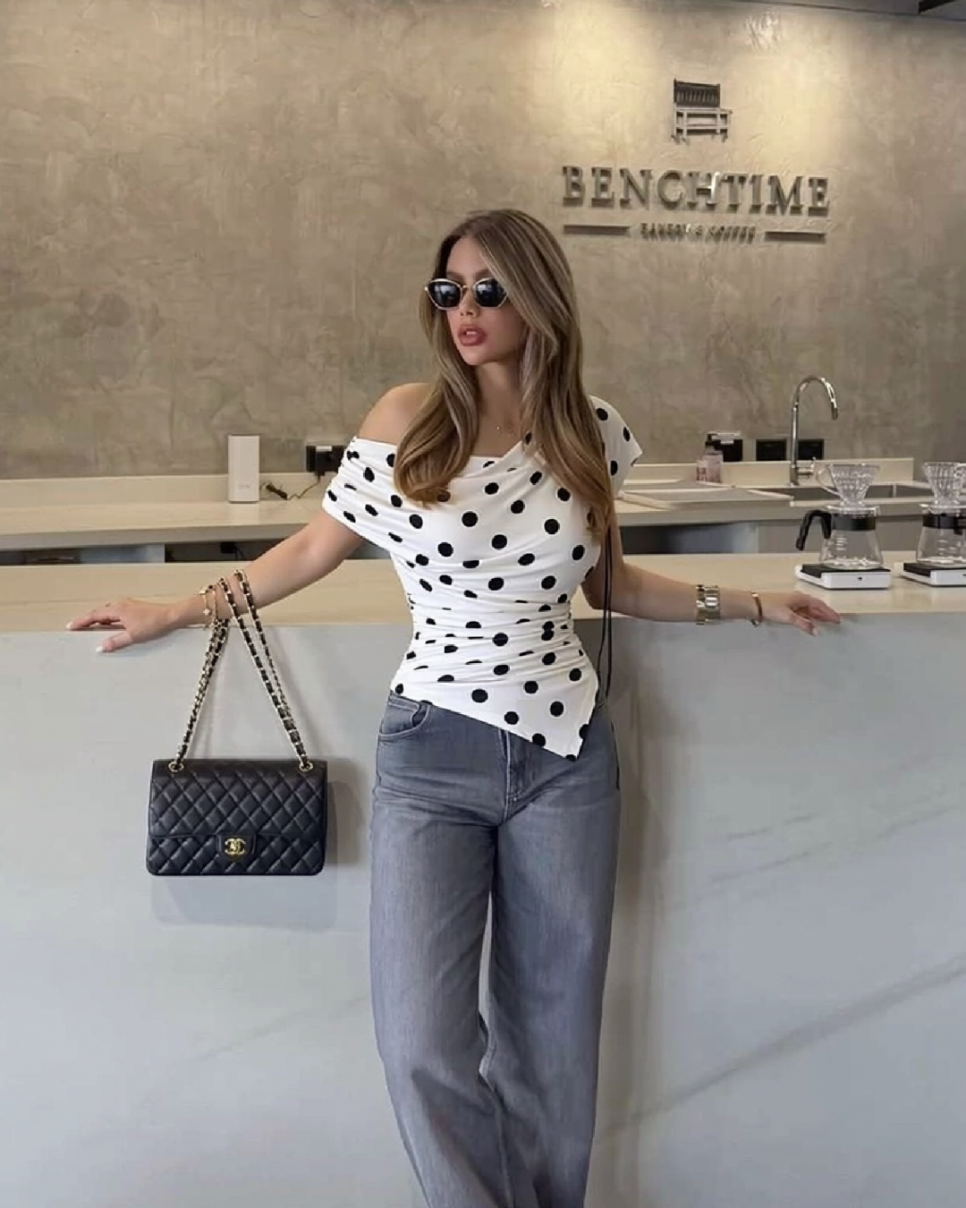 Blusa puntos