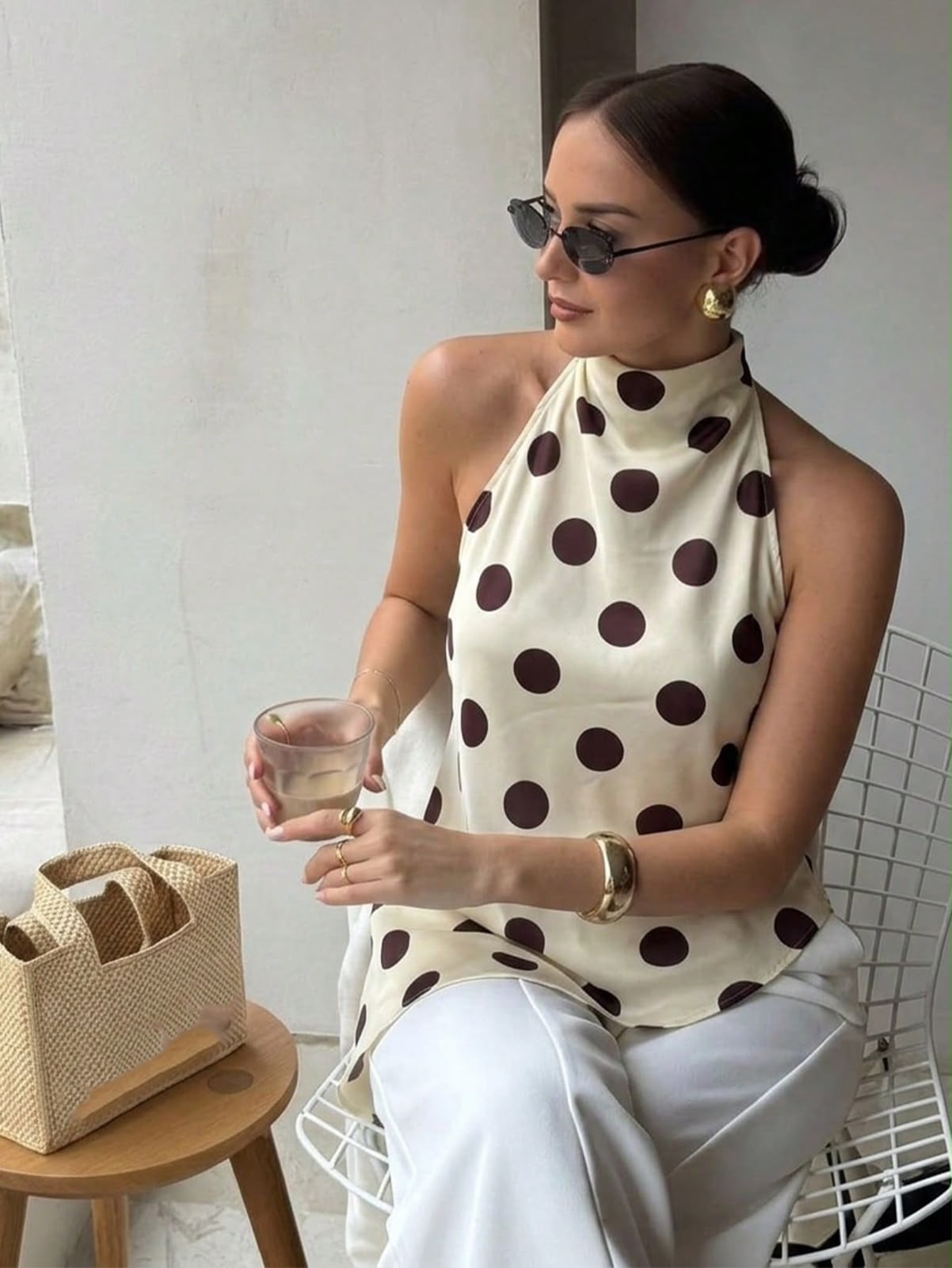 Blusa lunares