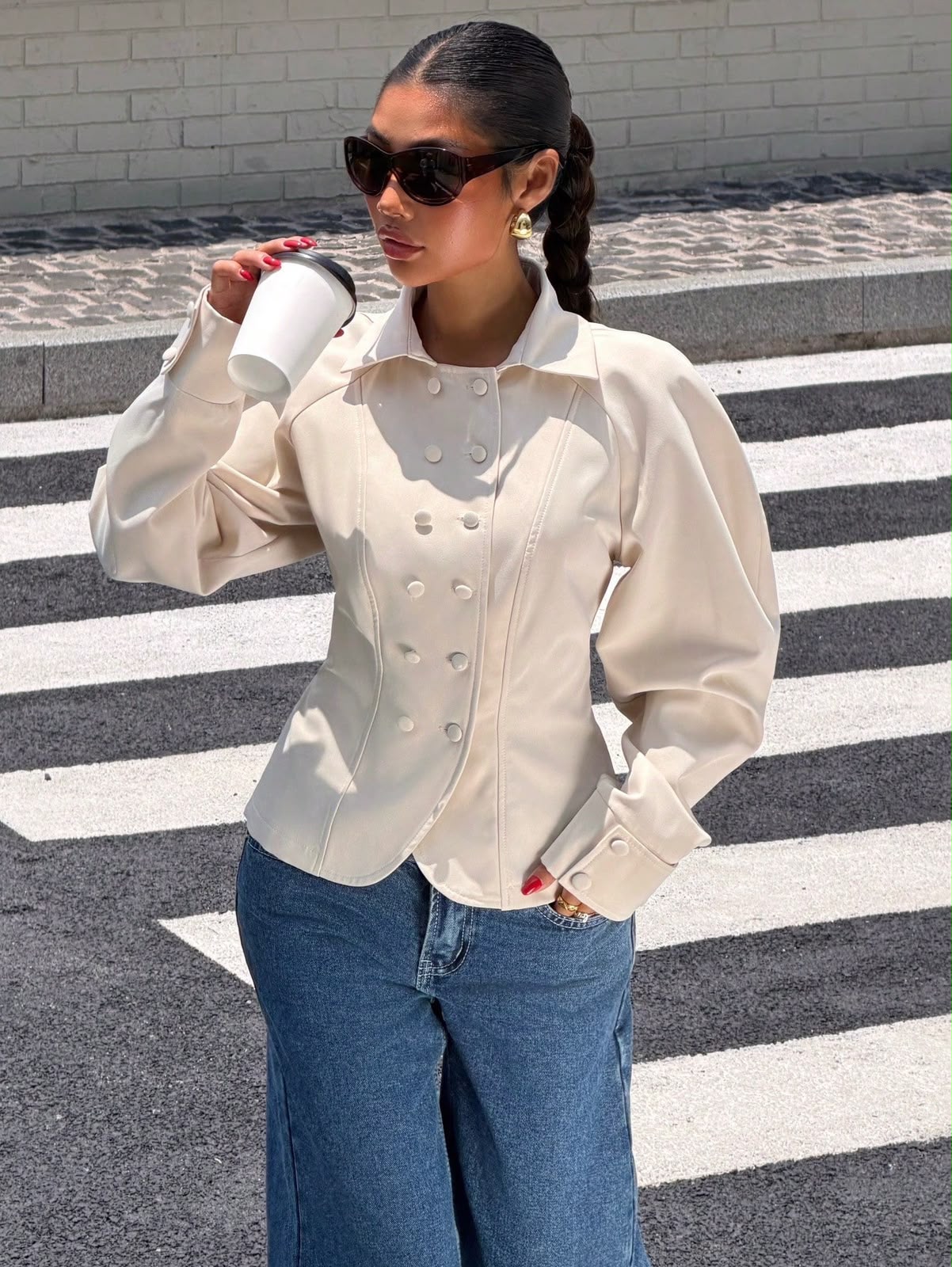Chaqueta beige