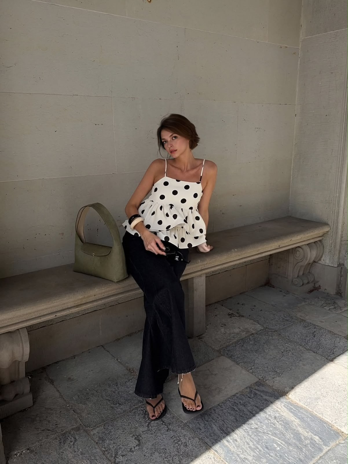 Blusa lunares