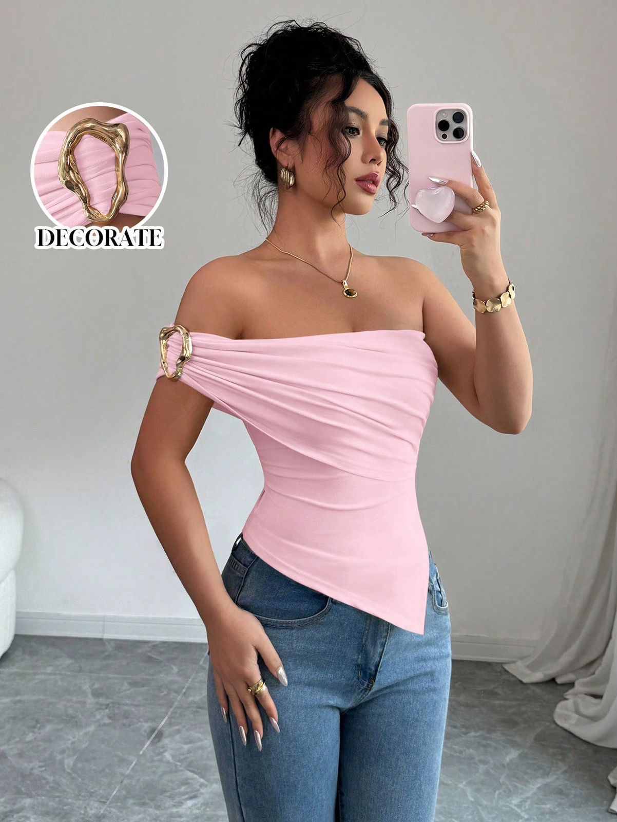 Blusa Rosa