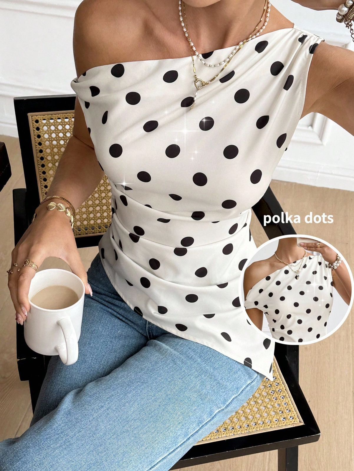 Blusa puntos
