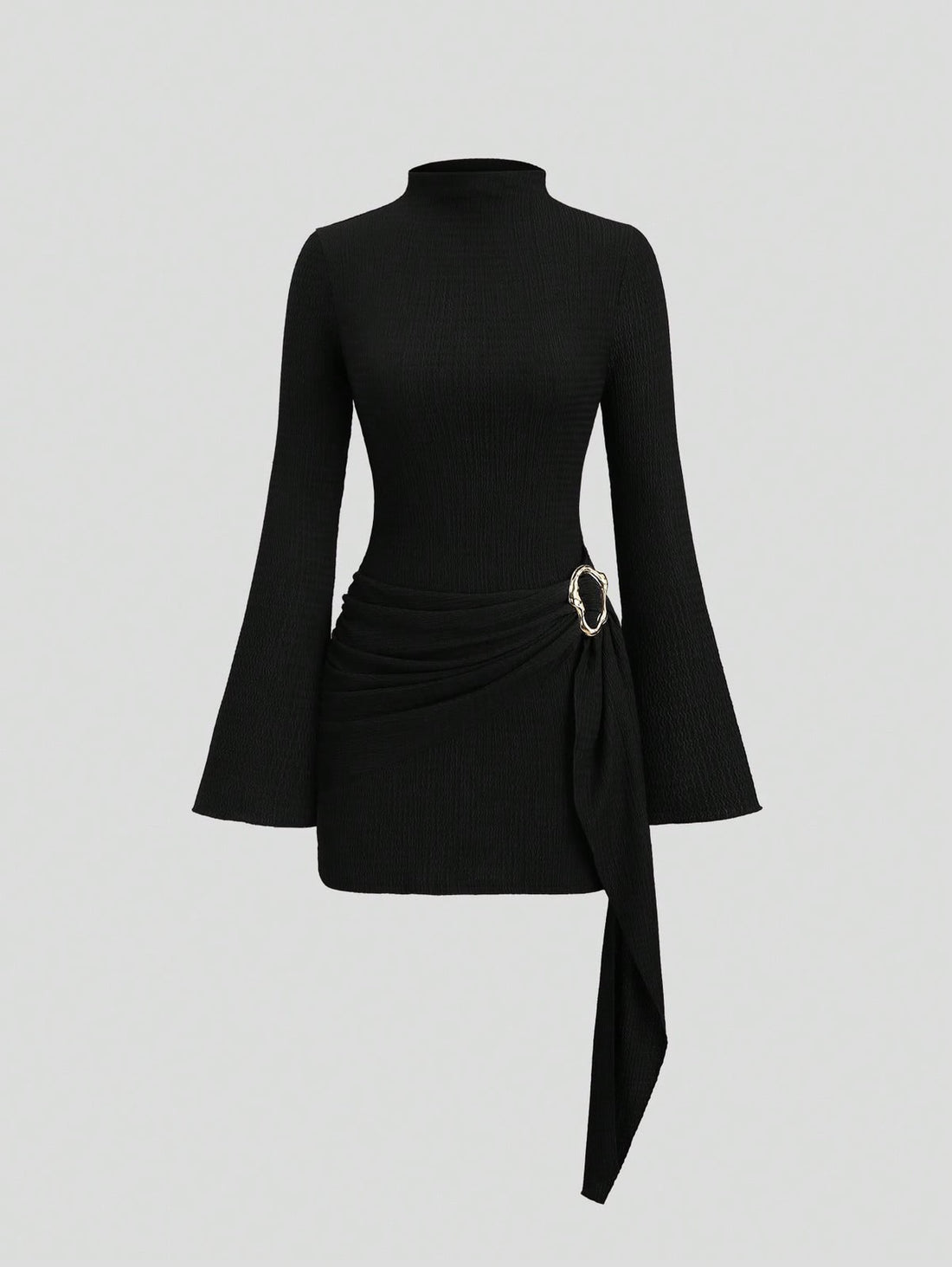 Vestido midi negro